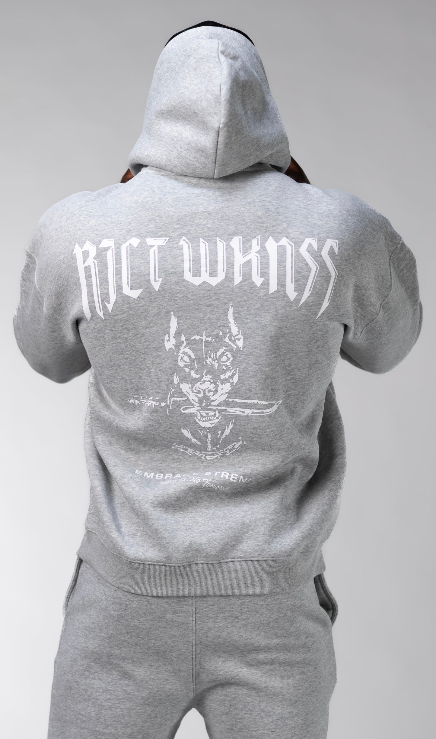 Ash Grey ‘Ferocious’ Hoodie