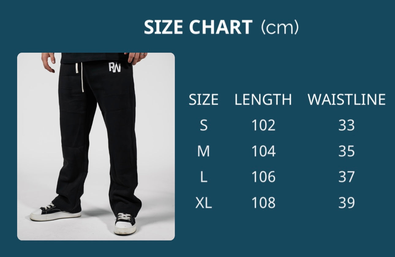 Navy Straight Leg Joggers