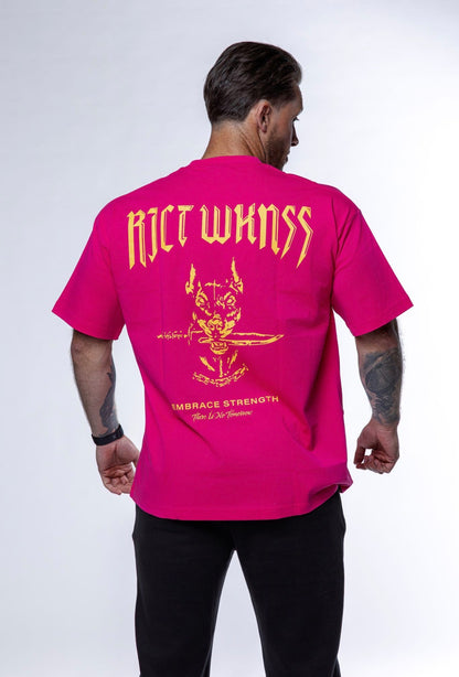 Pink / Yellow ‘Ferocious’ Tee