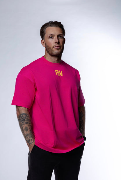 Pink / Yellow ‘Ferocious’ Tee