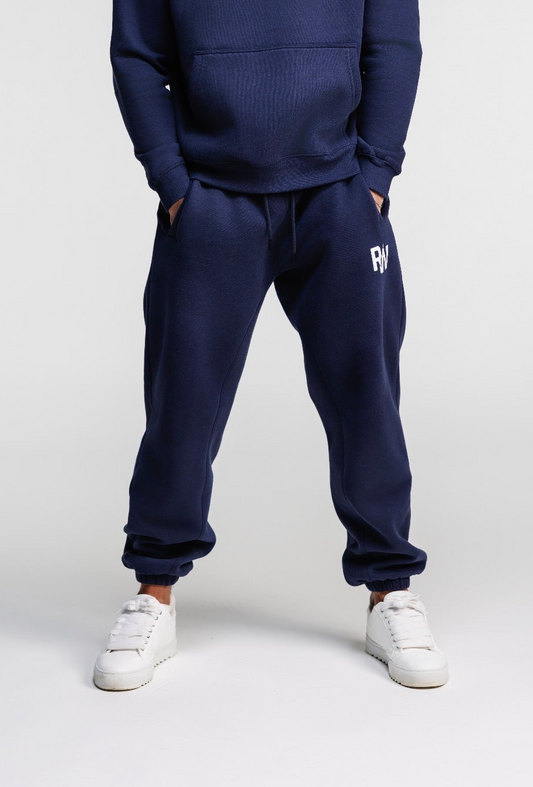 Navy Cuffed Joggers