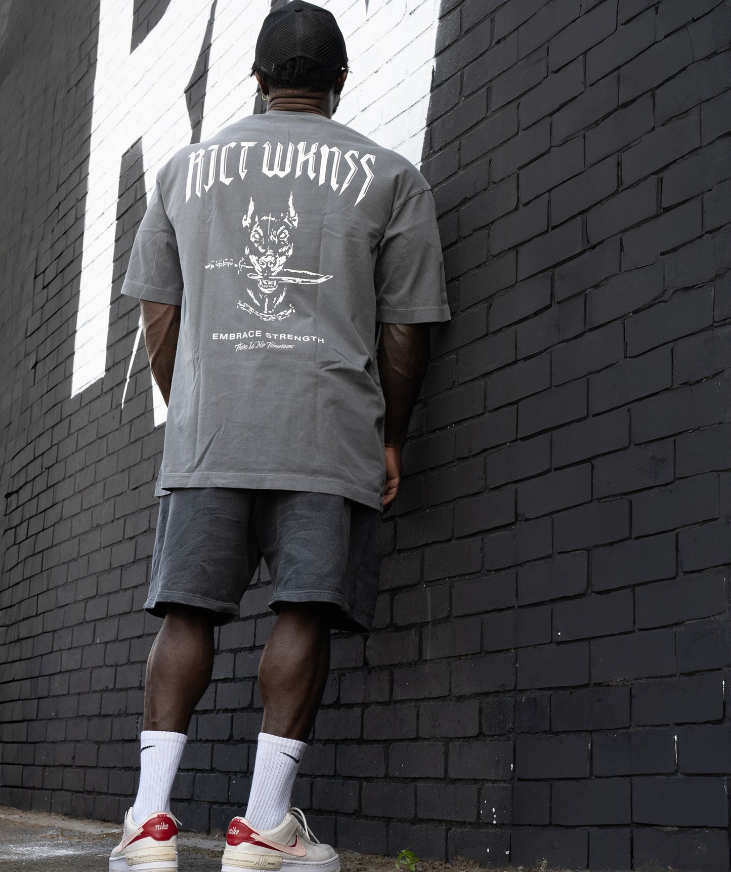 Charcoal Grey ‘Ferocious’ Tee