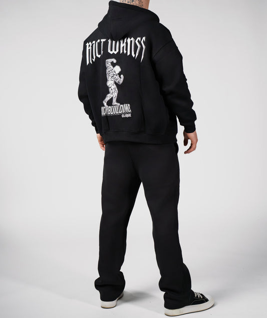 Black ‘Bodybuilding Clique’ Zipper