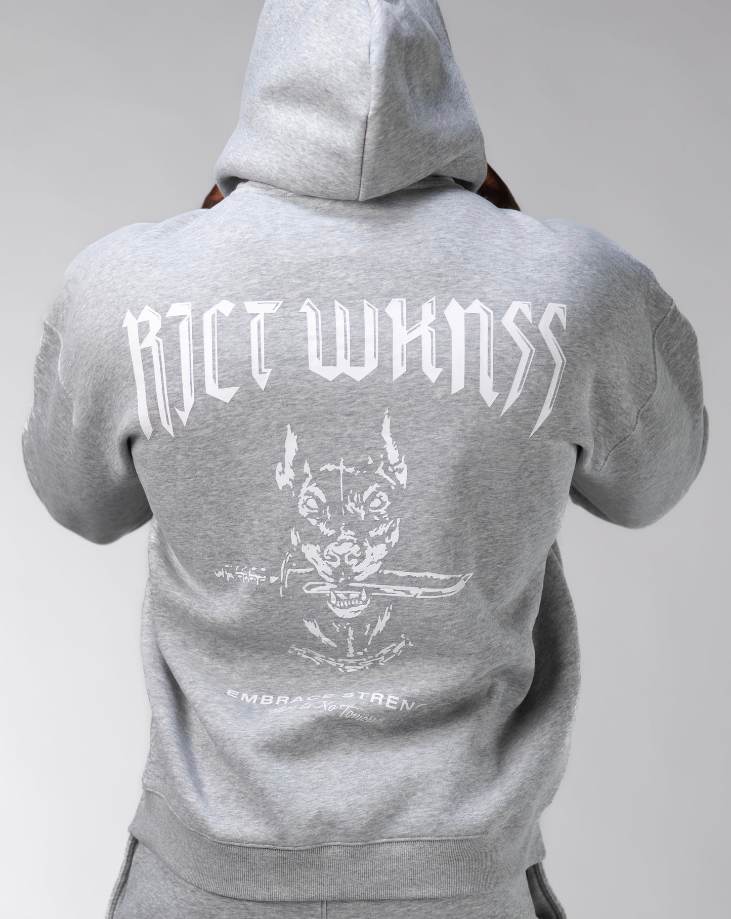 Ash Grey ‘Ferocious’ Hoodie
