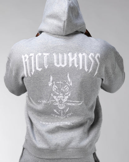 Ash Grey ‘Ferocious’ Hoodie