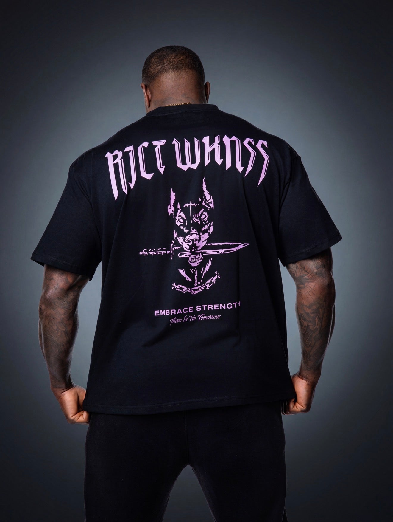 Black / Purple ‘Ferocious’ Tee