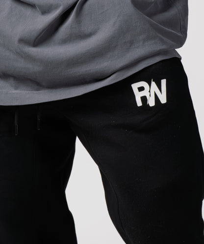 Black Cuffed Joggers