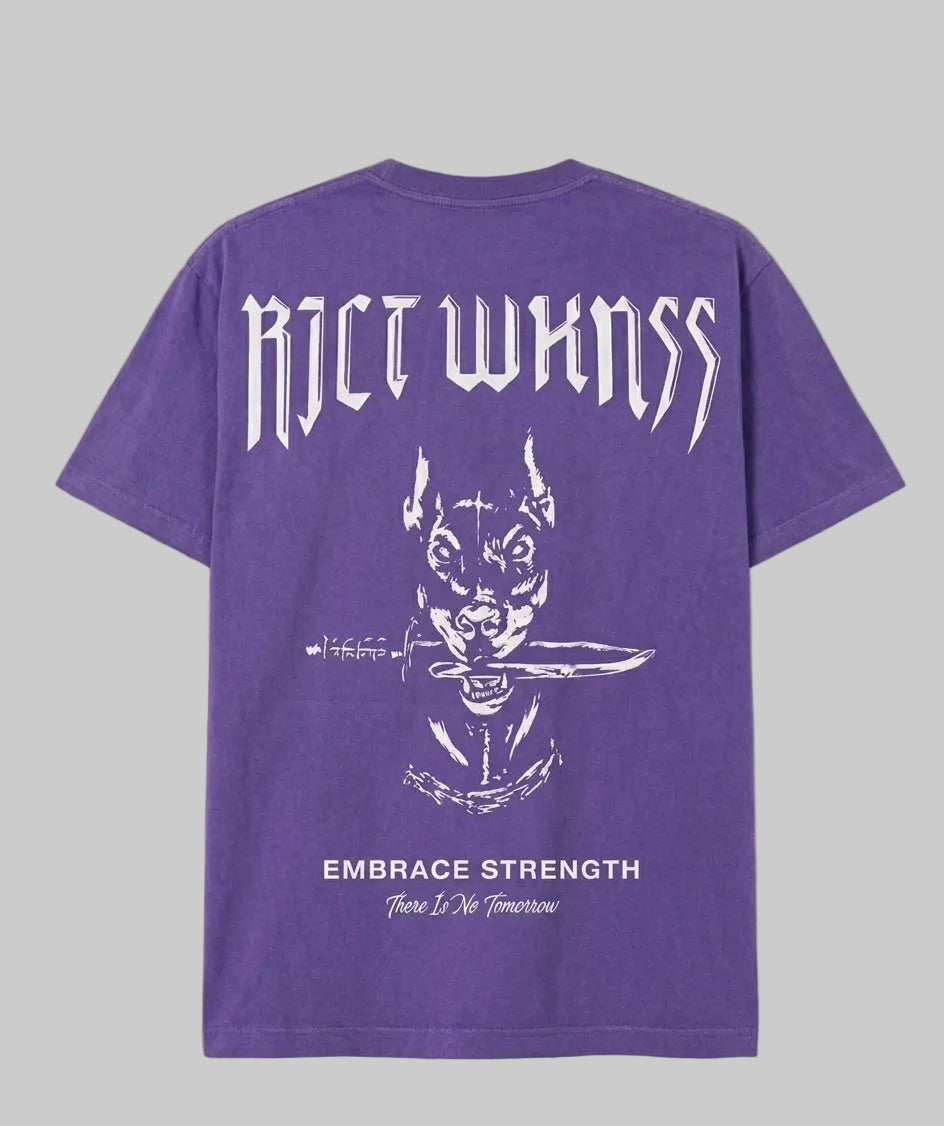 Charcoal Purple ‘Ferocious’ Tee