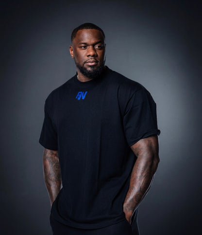 Black / Blue ‘Ferocious’ Tee