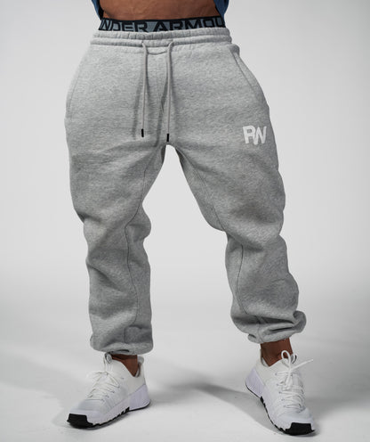 Ash Grey Cuffed Joggers