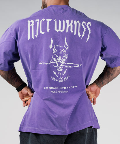 Charcoal Purple ‘Ferocious’ Tee