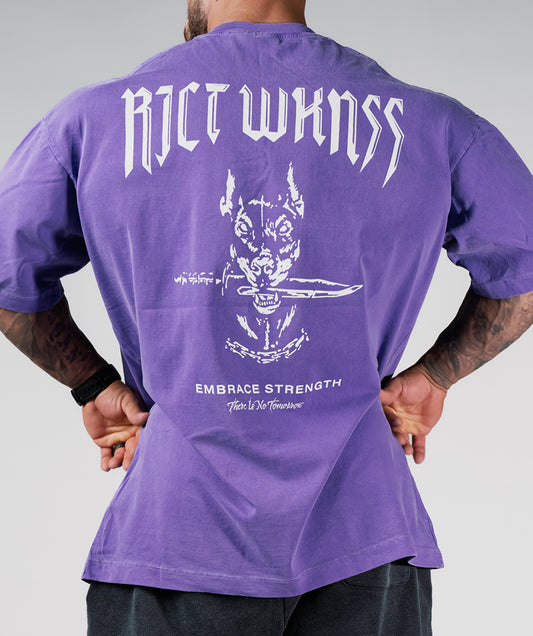 Charcoal Purple ‘Ferocious’ Tee