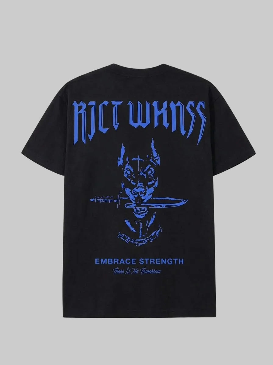 Black / Blue ‘Ferocious’ Tee