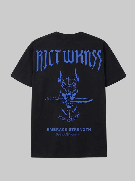 Black / Blue ‘Ferocious’ Tee