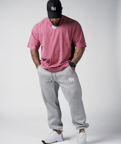 Ash Grey Cuffed Joggers