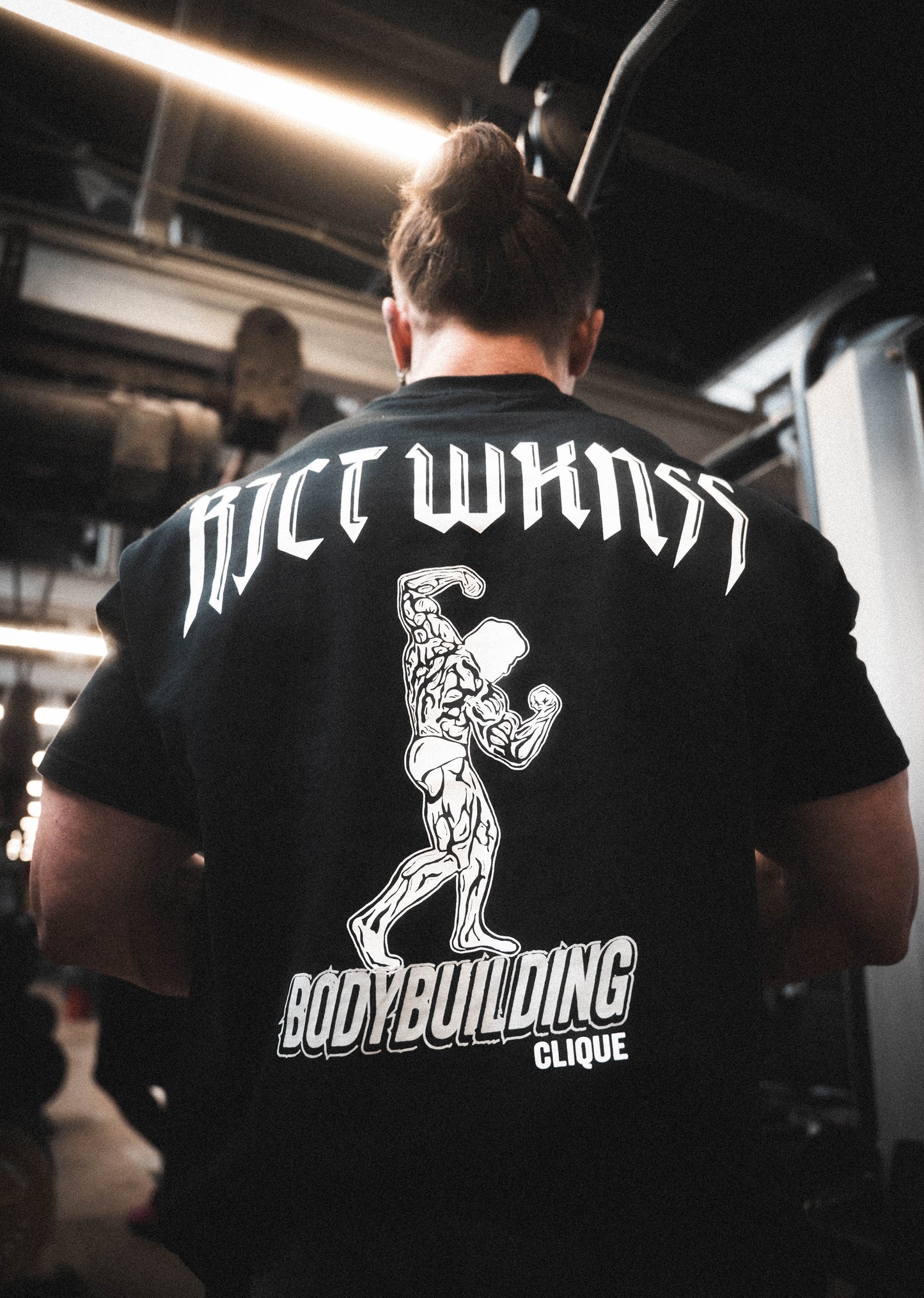 Black “Bodybuilding Clique” Tee