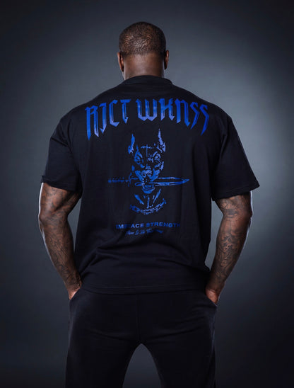 Black / Blue ‘Ferocious’ Tee
