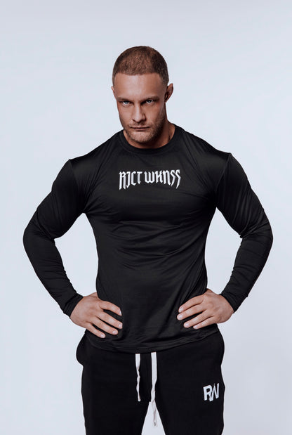 Black Long Sleeve Performance Tee