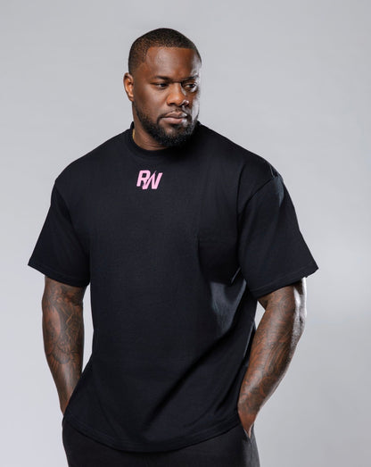 Black / Pink ‘Ferocious’ Tee