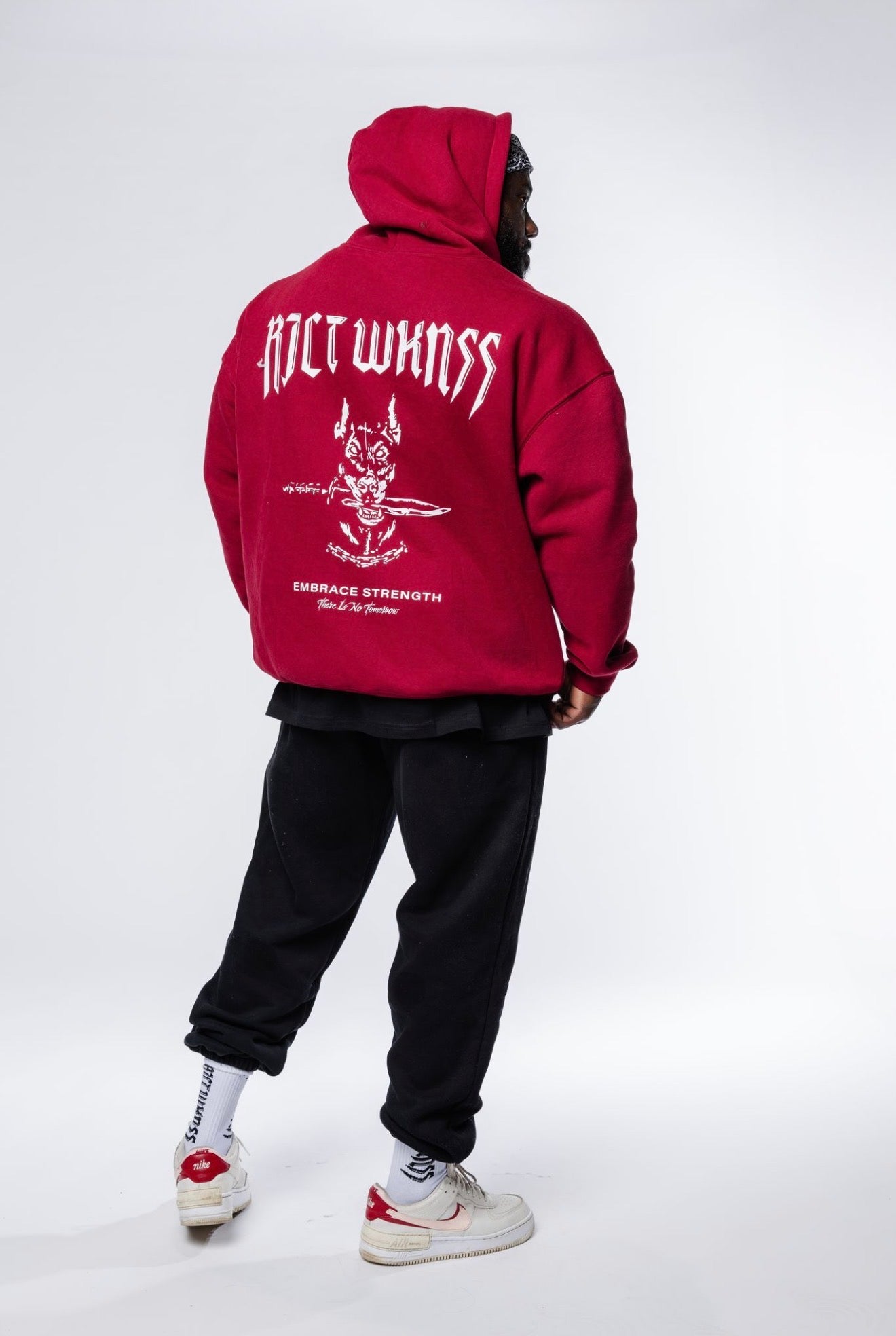 Red ‘Ferocious’ Hoodie