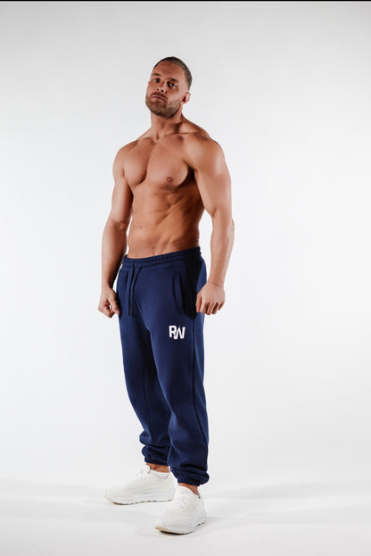 Navy Cuffed Joggers