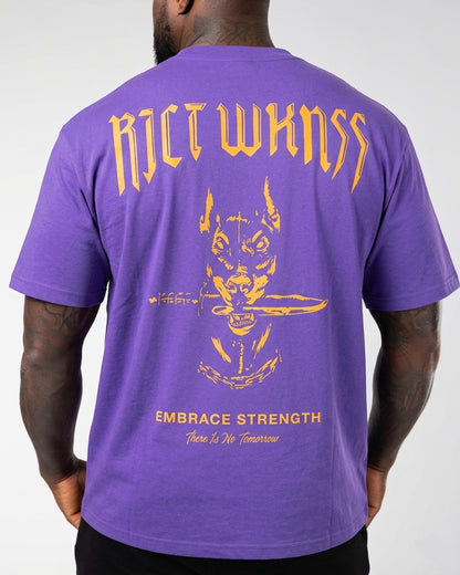 Purple / Yellow ‘Ferocious’ Tee