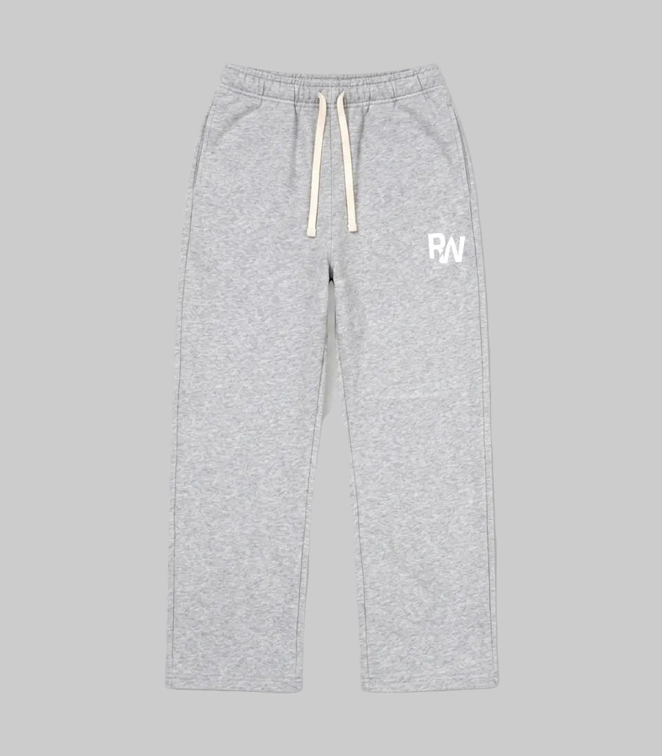 Ash Grey Straight Leg Joggers