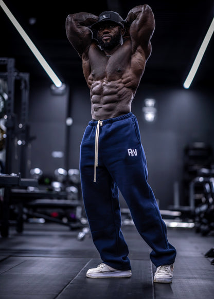 Navy Straight Leg Joggers