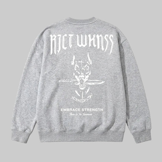 Ash Grey ‘Ferocious’ Crew Neck