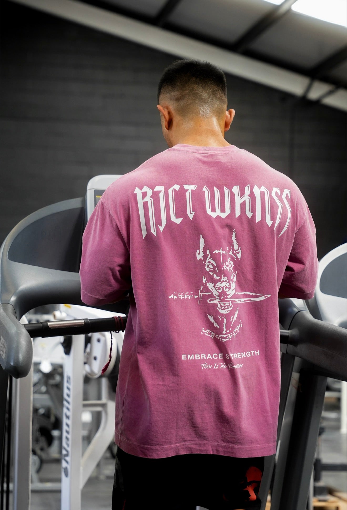 Charcoal Pink ‘Ferocious’ Tee