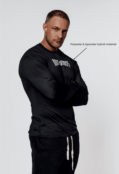 Grey Long Sleeve Performance Tee