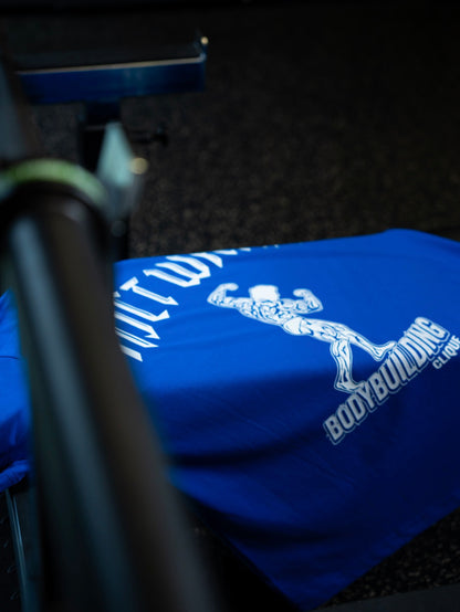 Blue “Bodybuilding Clique” Tee