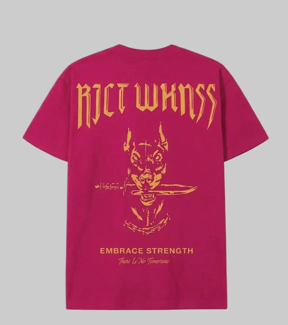 Pink / Yellow ‘Ferocious’ Tee