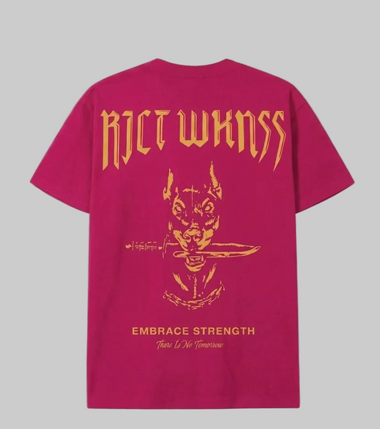 Pink / Yellow ‘Ferocious’ Tee