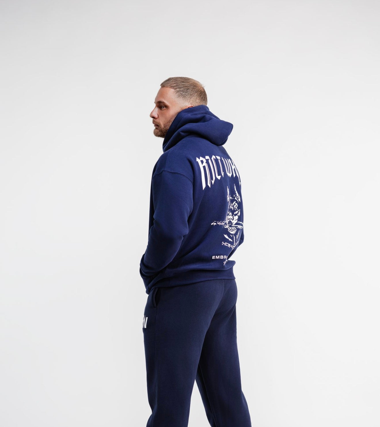 Navy ‘Ferocious’ Hoodie