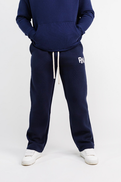 Navy Straight Leg Joggers