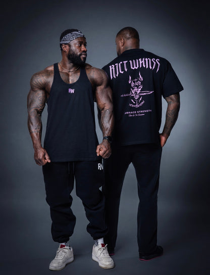 Black / Purple ‘Ferocious’ Tee