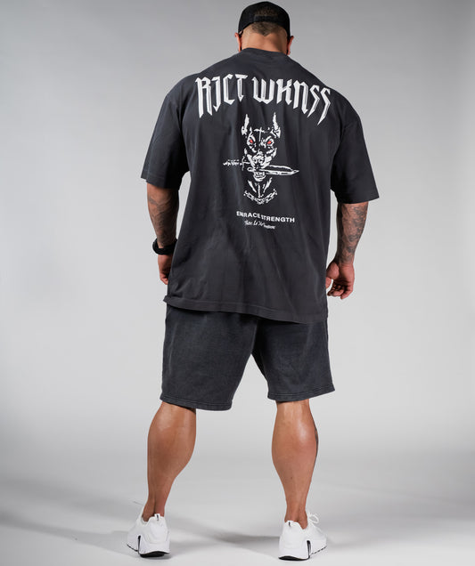 Charcoal Black ‘Ferocious’ Tee
