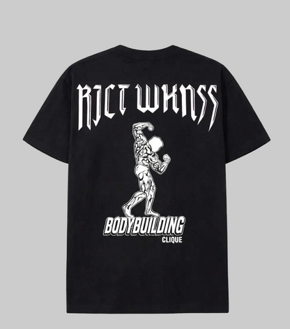 Black “Bodybuilding Clique” Tee