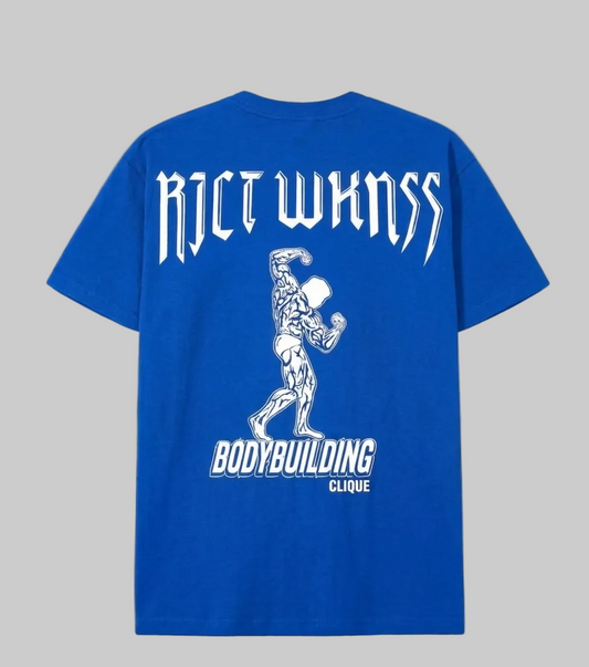 Blue “Bodybuilding Clique” Tee