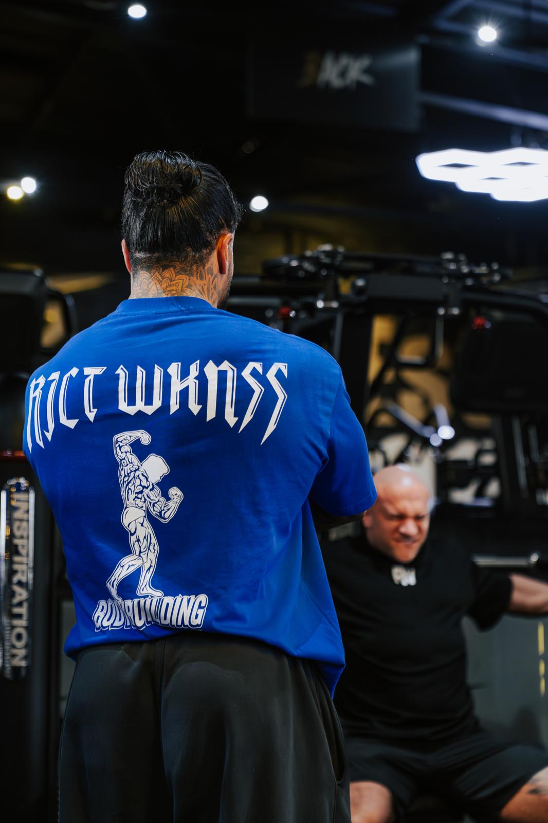 Blue “Bodybuilding Clique” Tee