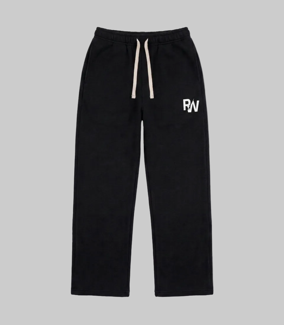 Black Straight Leg Joggers