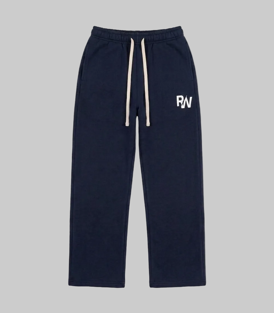 Navy Straight Leg Joggers
