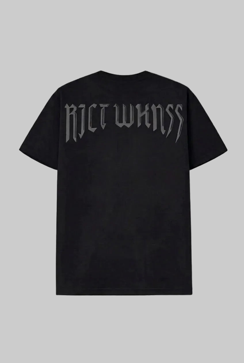 “Black Out” Oversized Tee