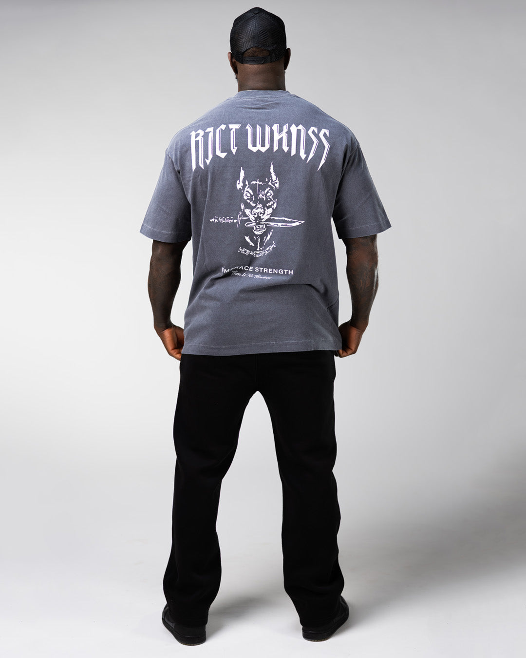 Charcoal Grey ‘Ferocious’ Tee