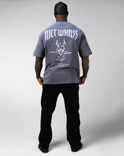 Charcoal Grey ‘Ferocious’ Tee