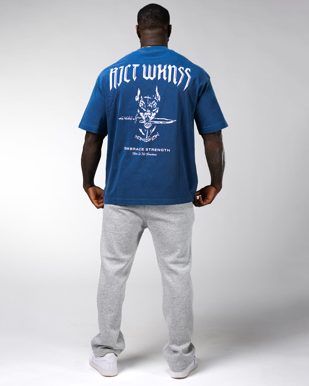 Charcoal Blue ‘Ferocious’ Tee