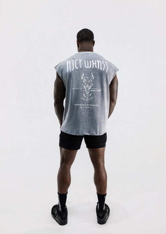 Marble Grey ‘Ferocious’ Cut Off